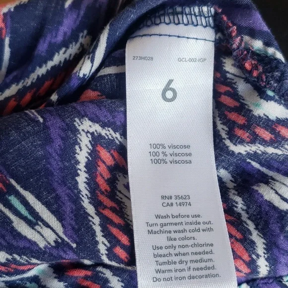 Carter's girl's sleeveless shirt size 6 🍬 - Picture 5 of 5